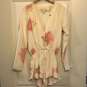 Stone Cold Fox White Bloom Floral Love Romper
